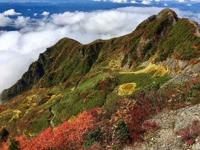 紅葉の八海山
