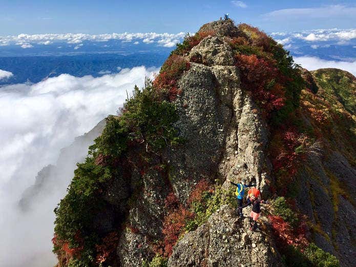 紅葉の八海山