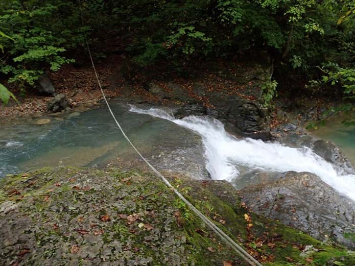 佐武流山　 渡渉ポイント