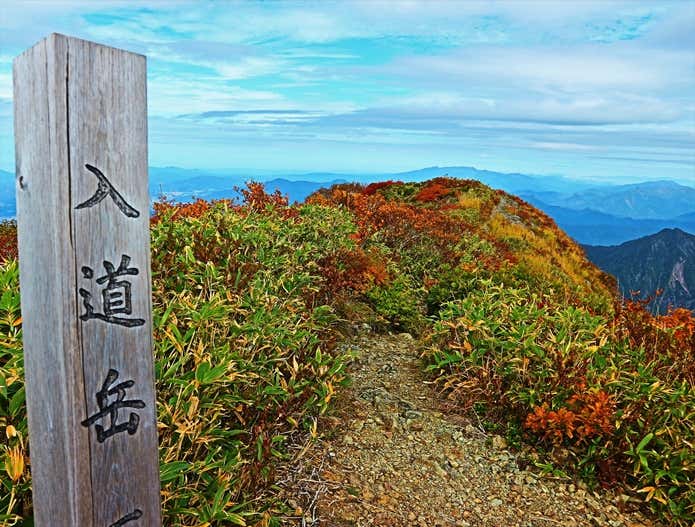 入道岳山頂