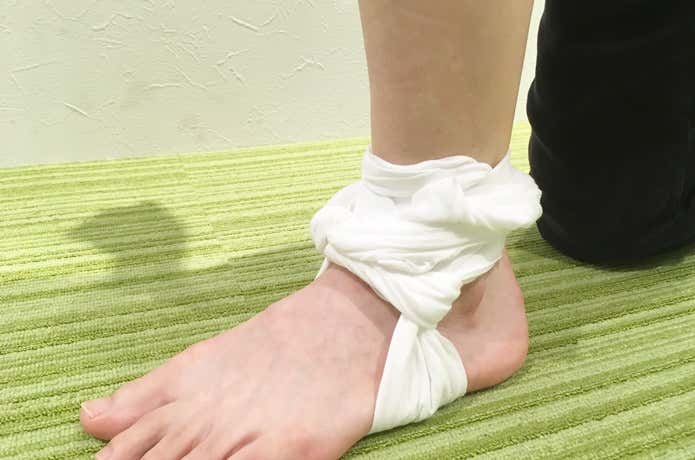三角巾の巻き方