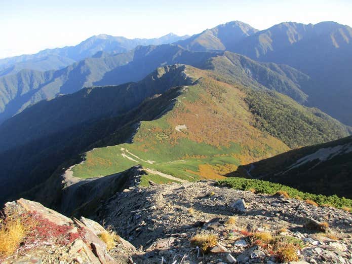 塩見岳 農鳥岳 縦走