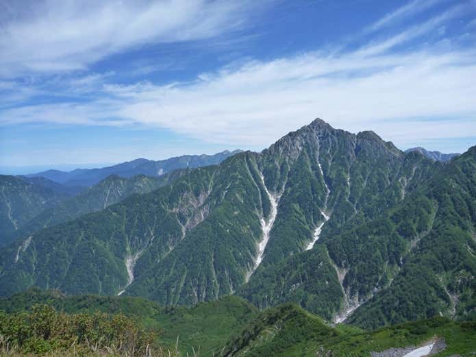 奥大日岳から見る剱岳