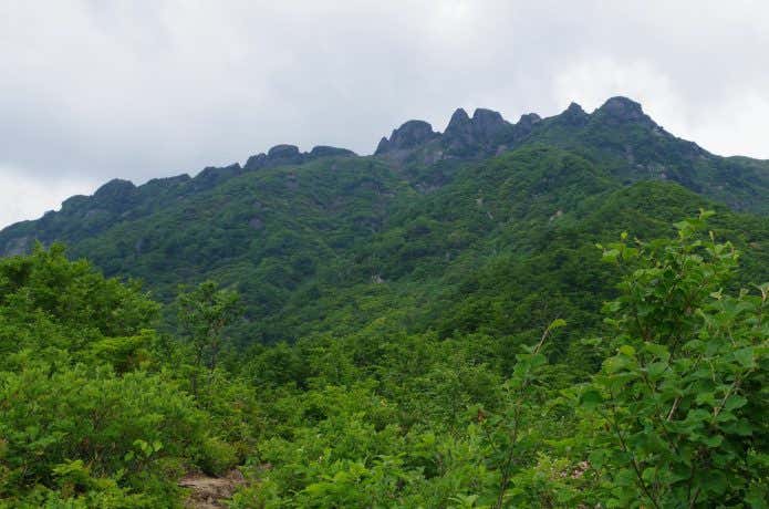 新緑の八海山