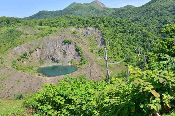 有珠山　火口