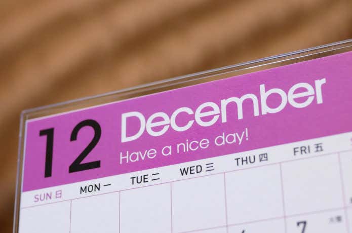 12月暦