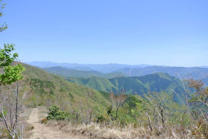 牛首の峰手前