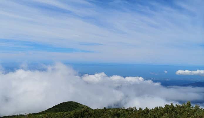 大日岳山頂からの日本海