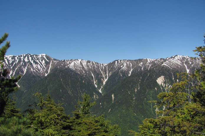 北岳～中岳からの景色