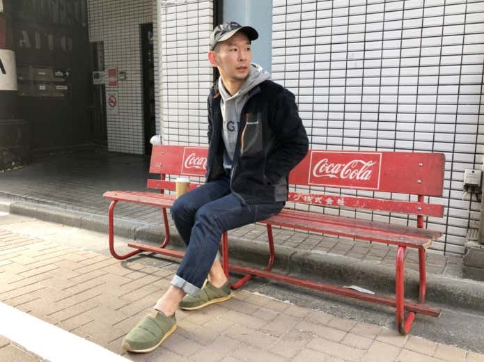街でのコーディネート