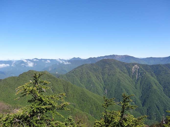 中無間山からの眺望