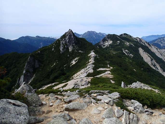 北アルプス烏帽子岳