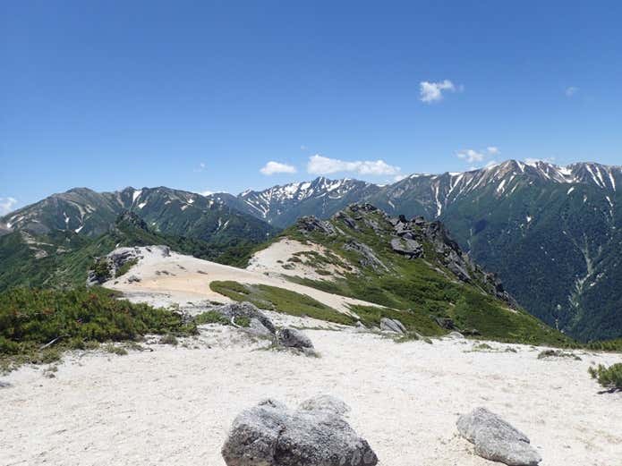南沢岳山頂