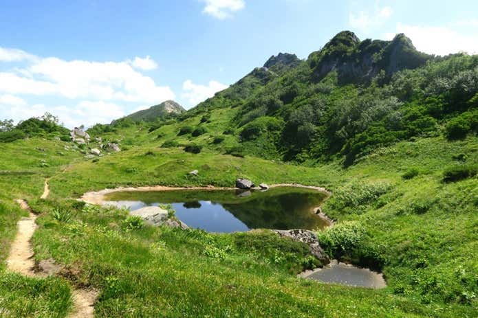 烏帽子岳　登山