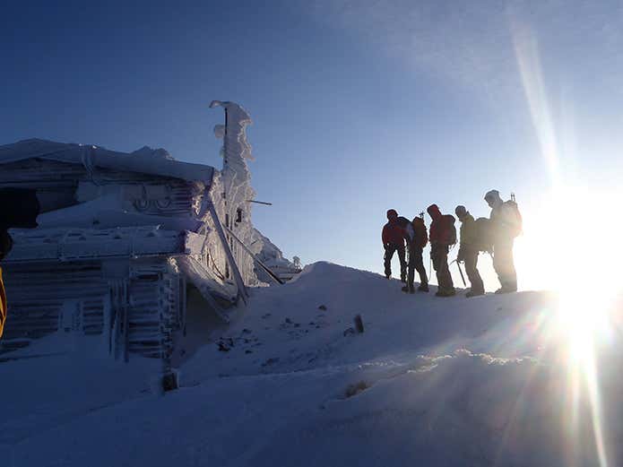 赤岳登山者