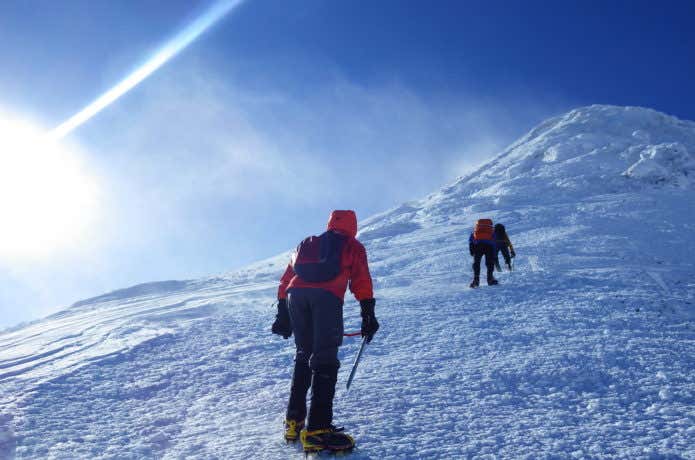 雪山　登山