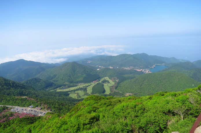 妙見岳展望所からの景色