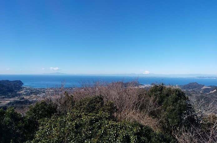 富山山頂広場からの眺望