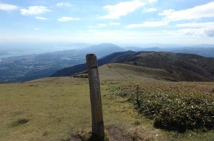 蓬莱山の山頂
