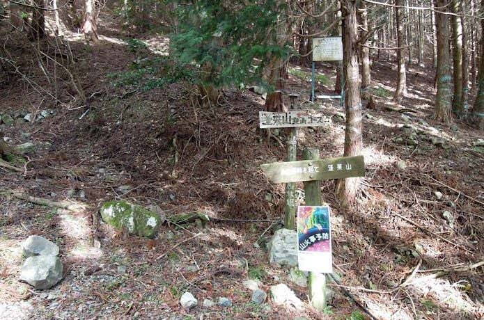 薬師ノ滝コース登山口