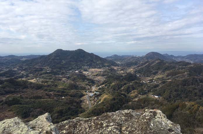 山頂からの景色