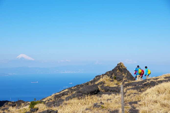 三原山　富士山