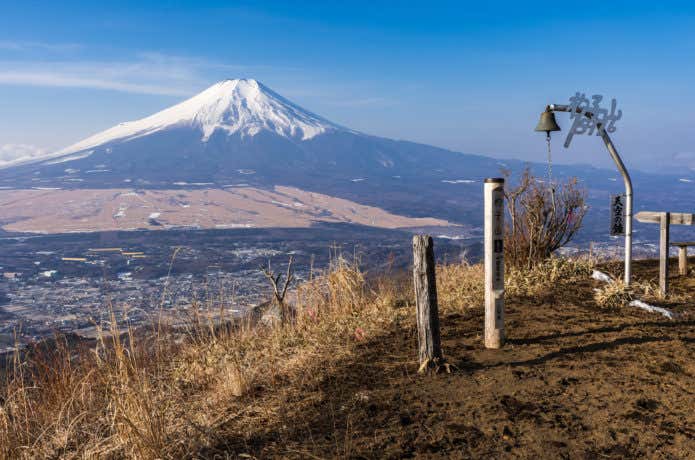 杓子山山頂からの景色