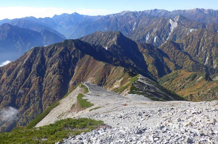 蓮華岳からの景色