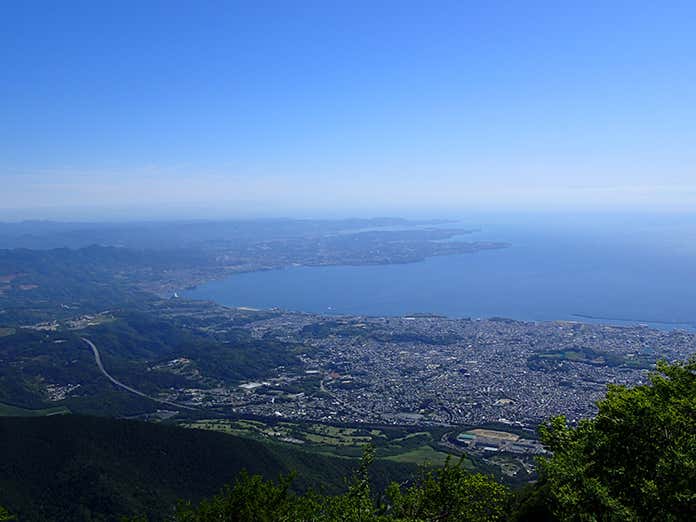 山頂からの景色