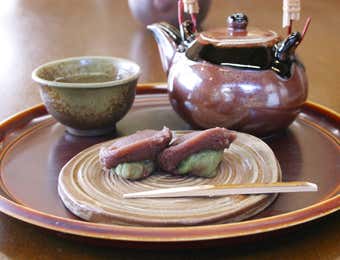 中将堂本舗のよもぎ餅