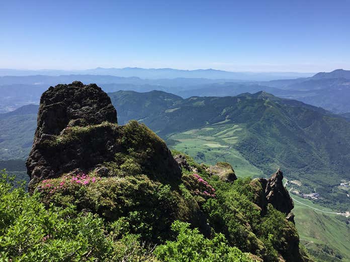 西峰山頂からの景色