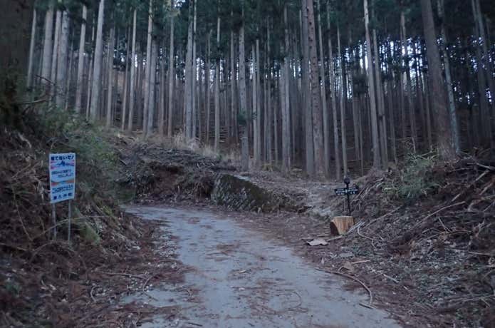 八丁坂の分岐