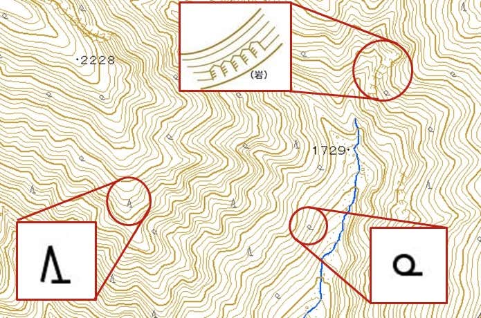 地形図の画像