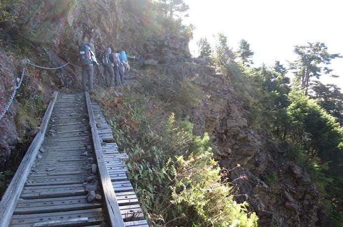 整備された登山道