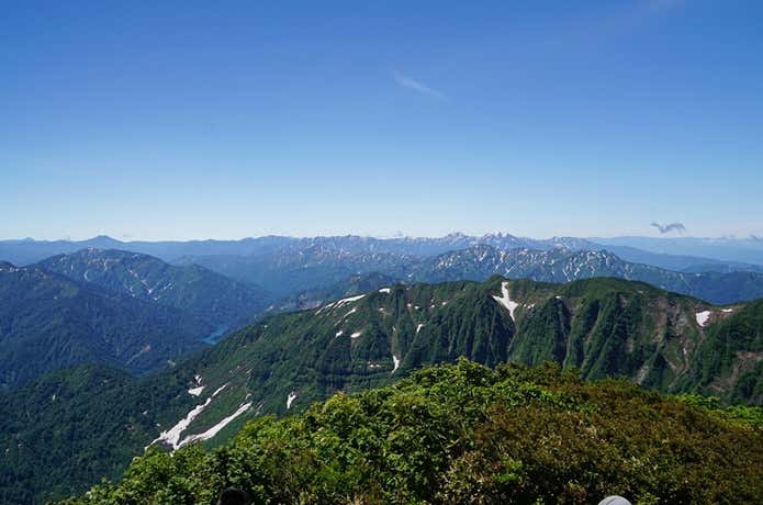 山頂から見える景色