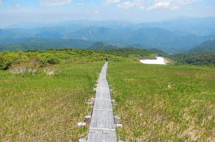天狗ノ庭の木道