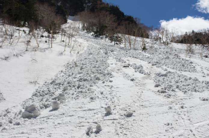 雪崩の写真