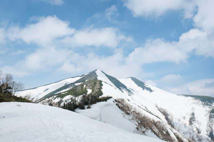 春山　リスク　残雪期の北アルプス爺ヶ岳