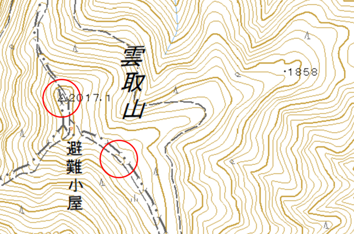 雲取山 ピーク印