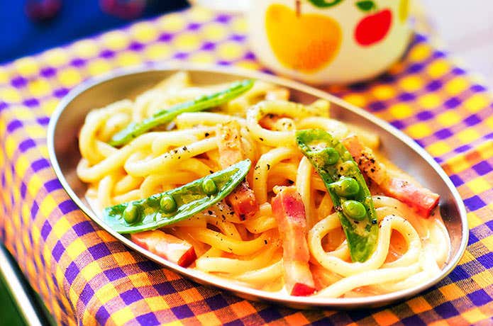 カルボナーラうどん