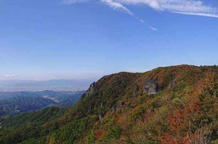 釣瓶落とし岩からの眺望