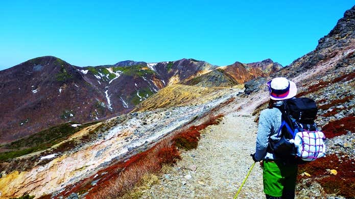 那須岳　登山道