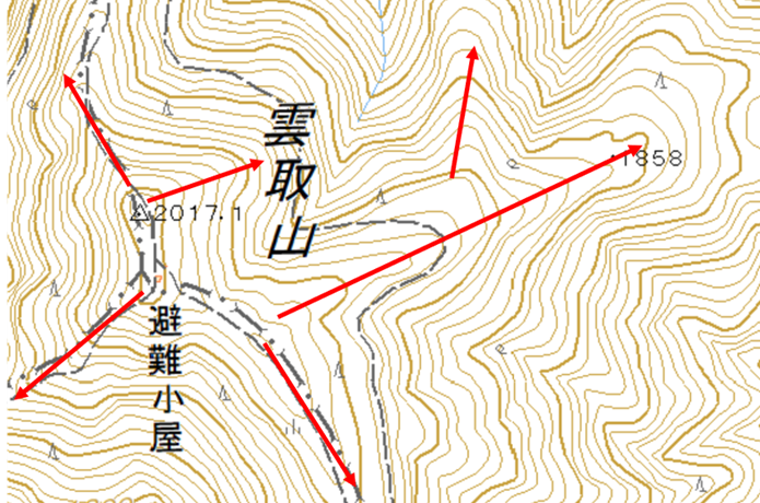 雲取山 尾根
