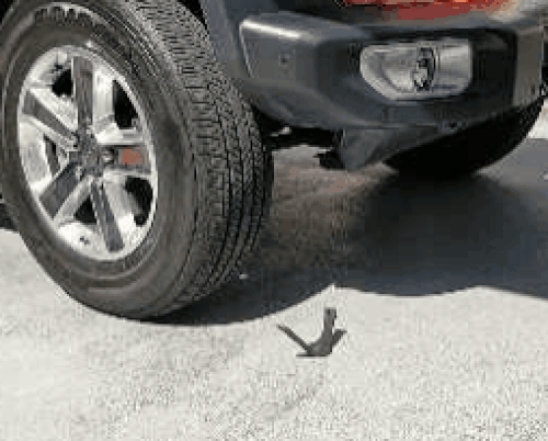 Jeepで耐荷重検証