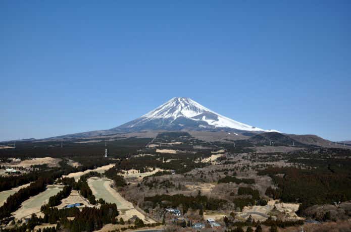 越前岳の山頂から