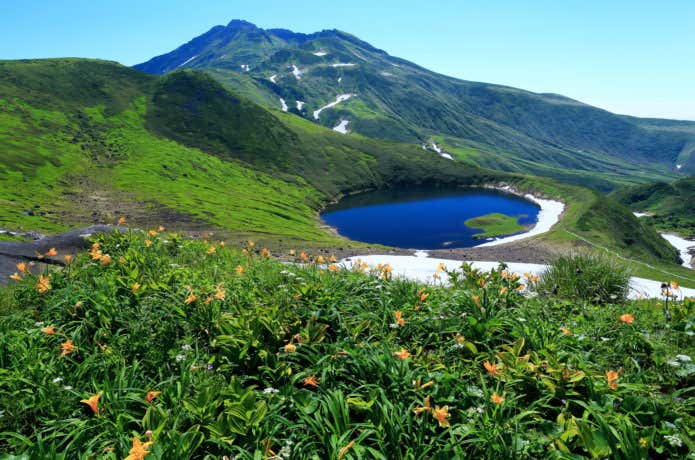 登山　絶景　鳥海山