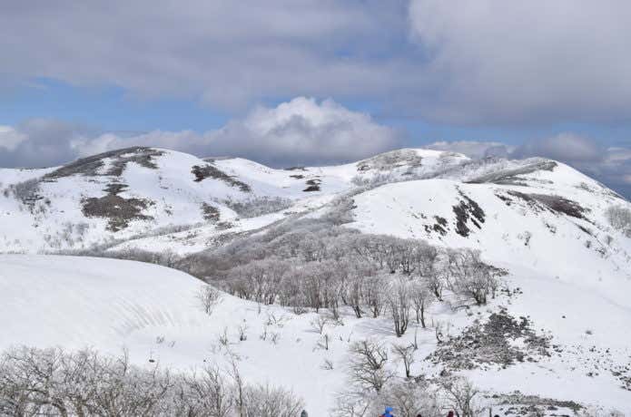冬の霊仙山