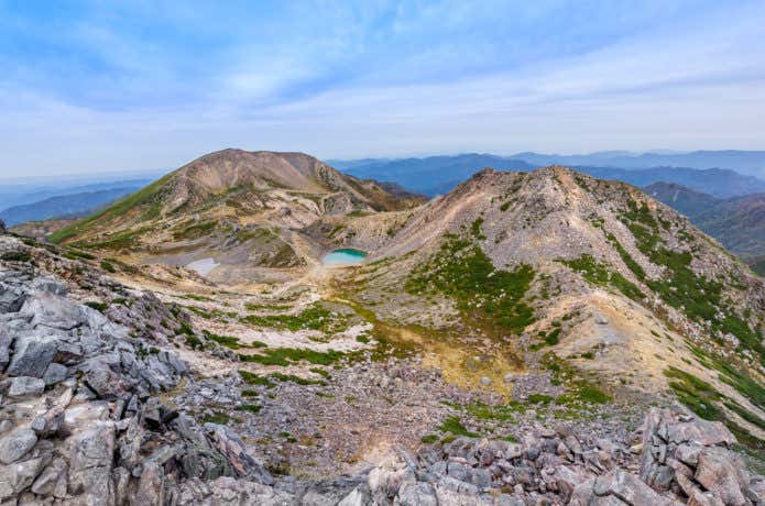 白山　御前峰から