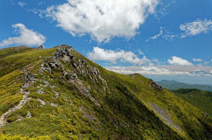 金峰山　稜線