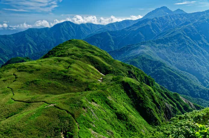 雨飾山　山頂